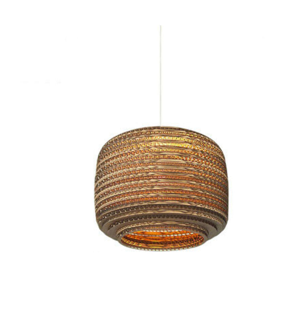 Nordic Paper Cardboard Pendant Light with Adjustable Cord | Zorquen