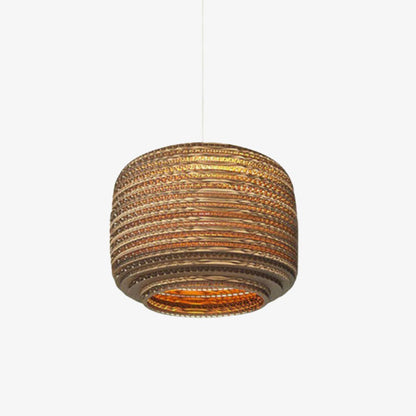 Nordic Paper Cardboard Pendant Light with Adjustable Cord | Zorquen