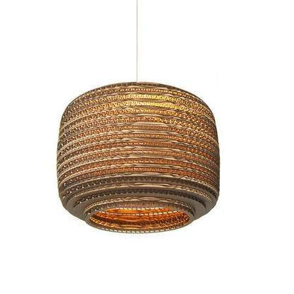 Nordic Paper Cardboard Pendant Light with Adjustable Cord | Zorquen