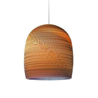Nordic Paper Cardboard Pendant Light with Adjustable Cord | Zorquen