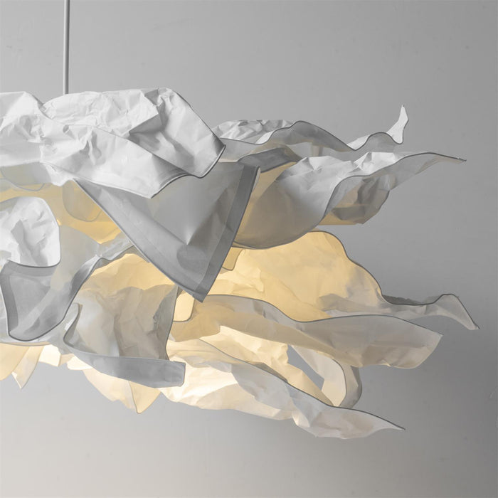 Nordic Paper Cloud Pendant Light with Integrated LED | Orylune