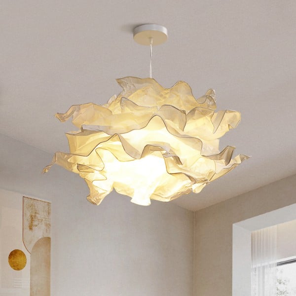 Nordic Paper Cloud Pendant Light with Integrated LED | Orylune