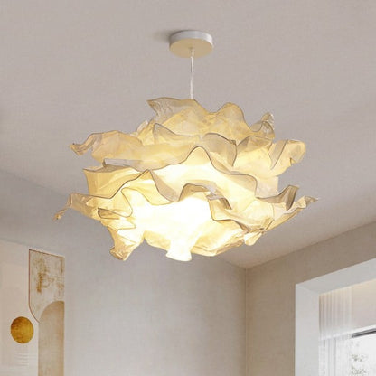 Nordic Paper Cloud Pendant Light with Integrated LED | Orylune