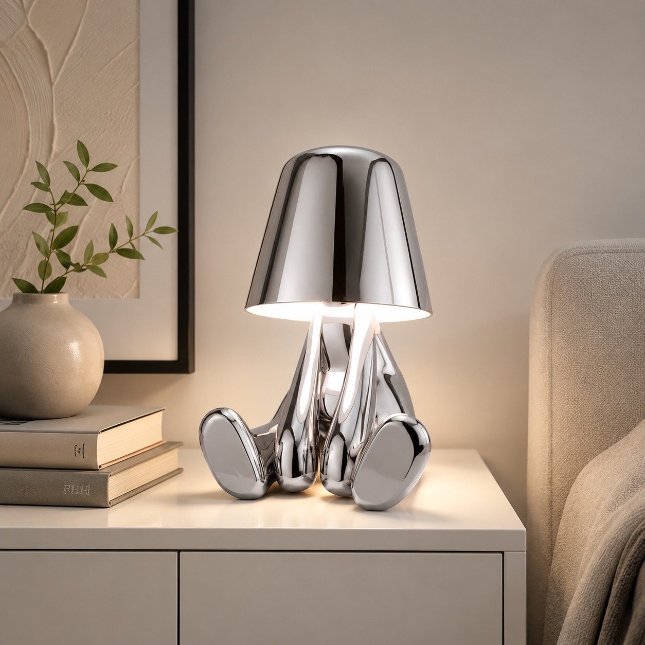 Nordic Rechargeable LED Table Lamp with Touch Control | Dexlira