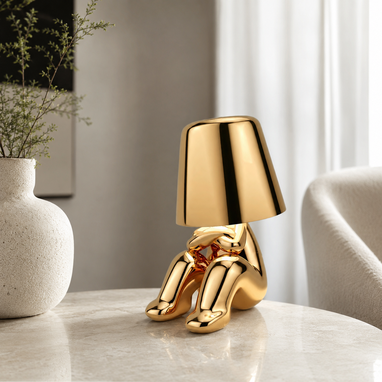 Nordic Rechargeable LED Table Lamp with Touch Control | Dexlira