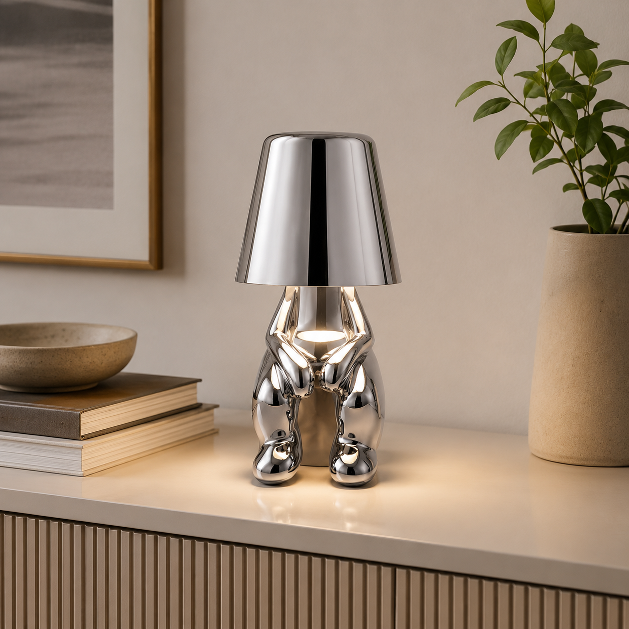 Nordic Rechargeable LED Table Lamp with Touch Control | Dexlira