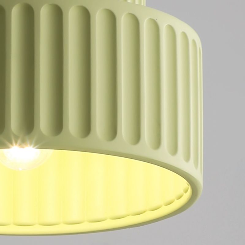 Nordic Resin Cylinder Flush Mount Ceiling Light | Cyluma