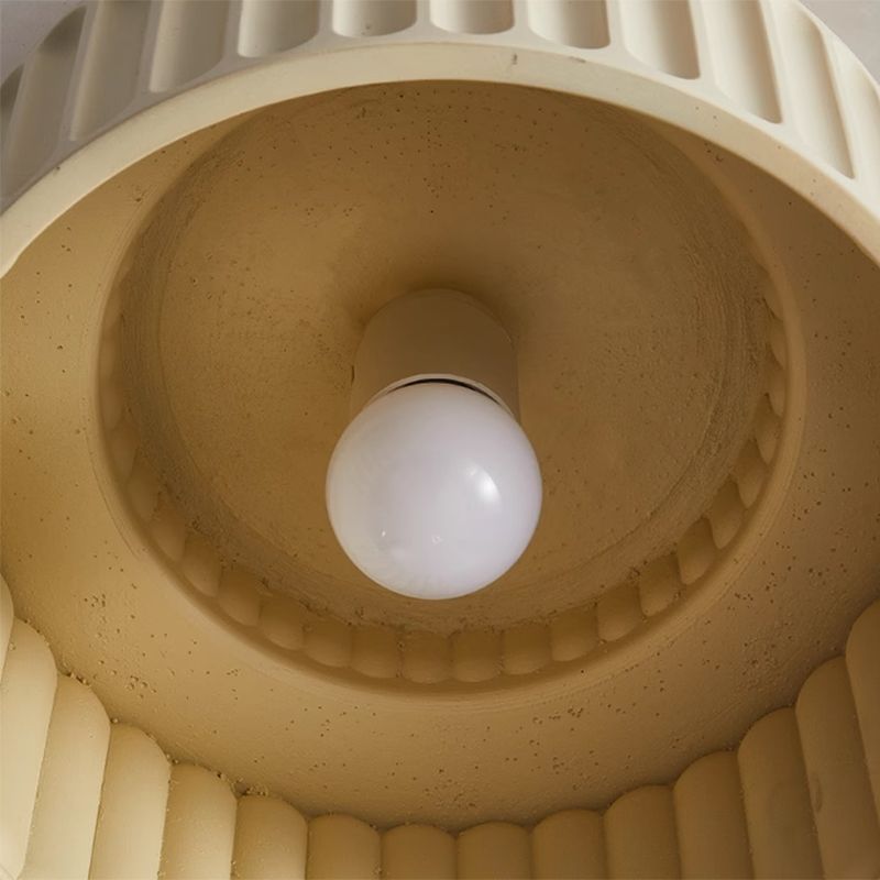 Nordic Resin Cylinder Flush Mount Ceiling Light | Cyluma