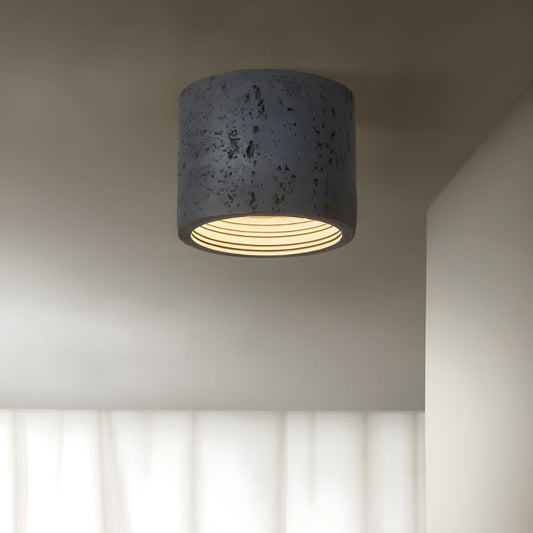 Nordic Resin Flush Mount Ceiling Light Modern LED | Lumiva