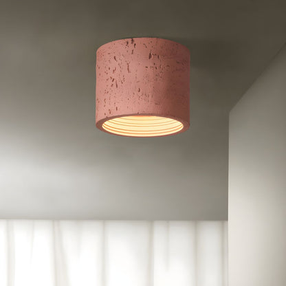 Nordic Resin Flush Mount Ceiling Light Modern LED | Lumiva