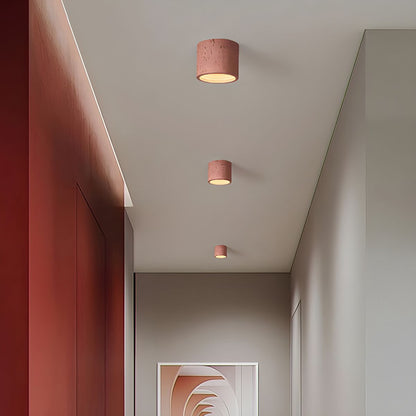 Nordic Resin Flush Mount Ceiling Light Modern LED | Lumiva