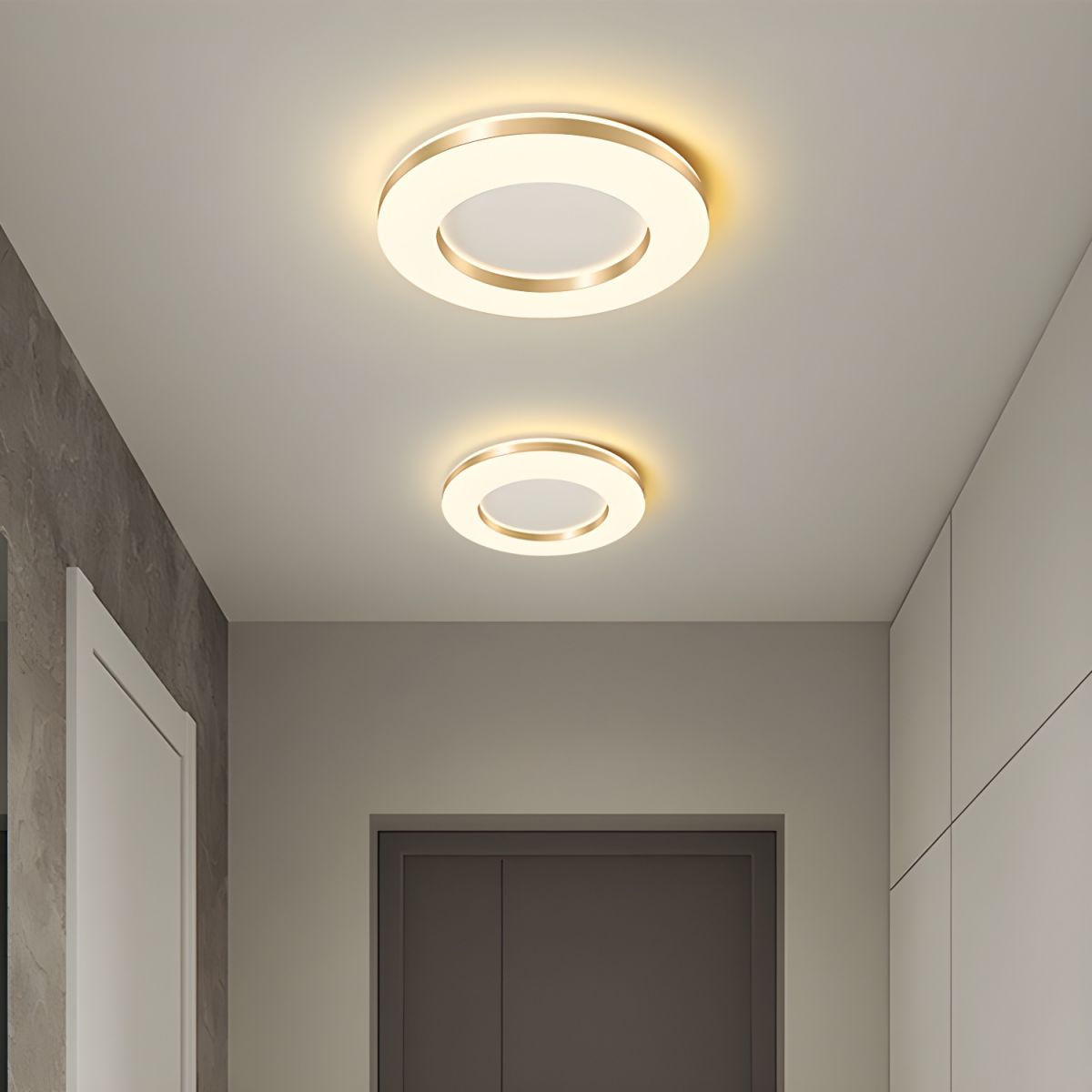 Nordic Round LED Ceiling Flush Mount Light | Luvion
