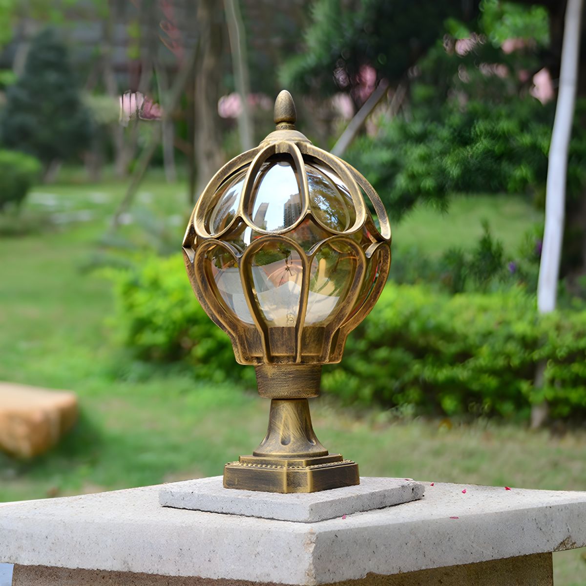 Nordic Round Outdoor Metal Ceiling Light Fixture | Norteli