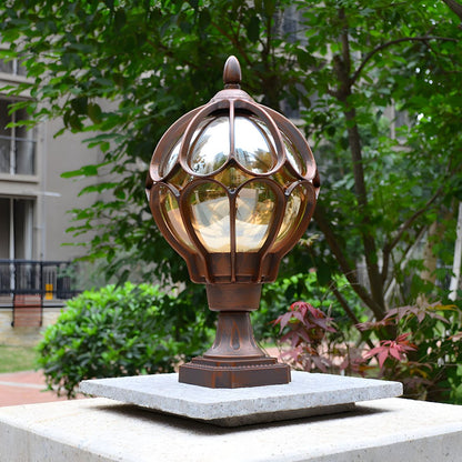 Nordic Round Outdoor Metal Ceiling Light Fixture | Norteli