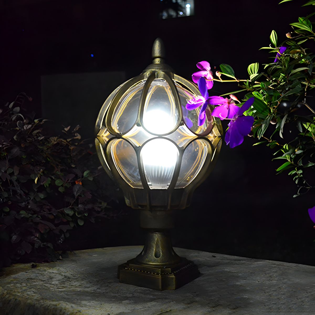Nordic Round Outdoor Metal Ceiling Light Fixture | Norteli