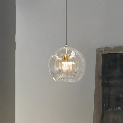 Nordic Spherical Glass Pendant Light for Modern Spaces | Kylvera