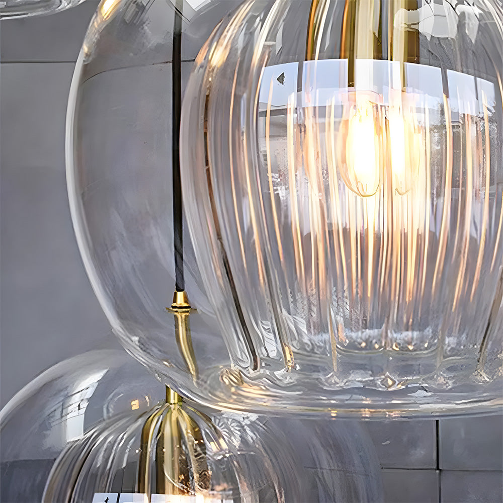 Nordic Spherical Glass Pendant Light for Modern Spaces | Kylvera