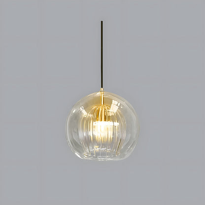 Nordic Spherical Glass Pendant Light for Modern Spaces | Kylvera