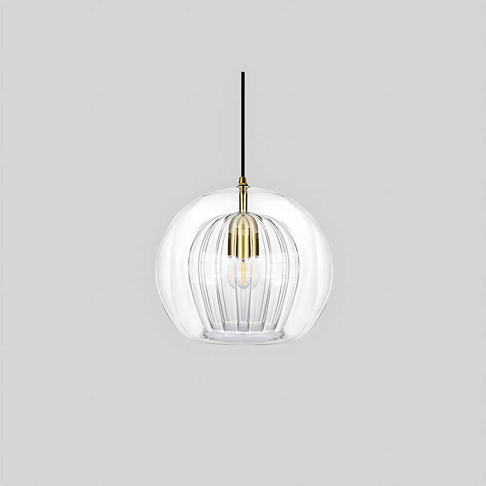 Nordic Spherical Glass Pendant Light for Modern Spaces | Kylvera