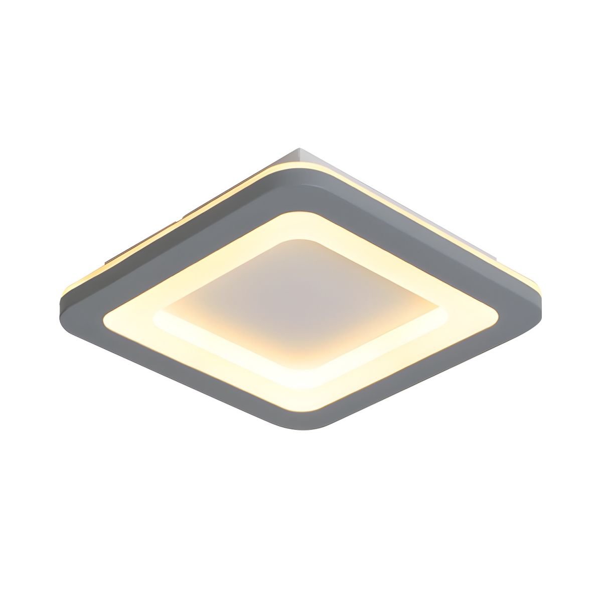 Nordic Square Acrylic Flush Mount Ceiling Light | Ocreva