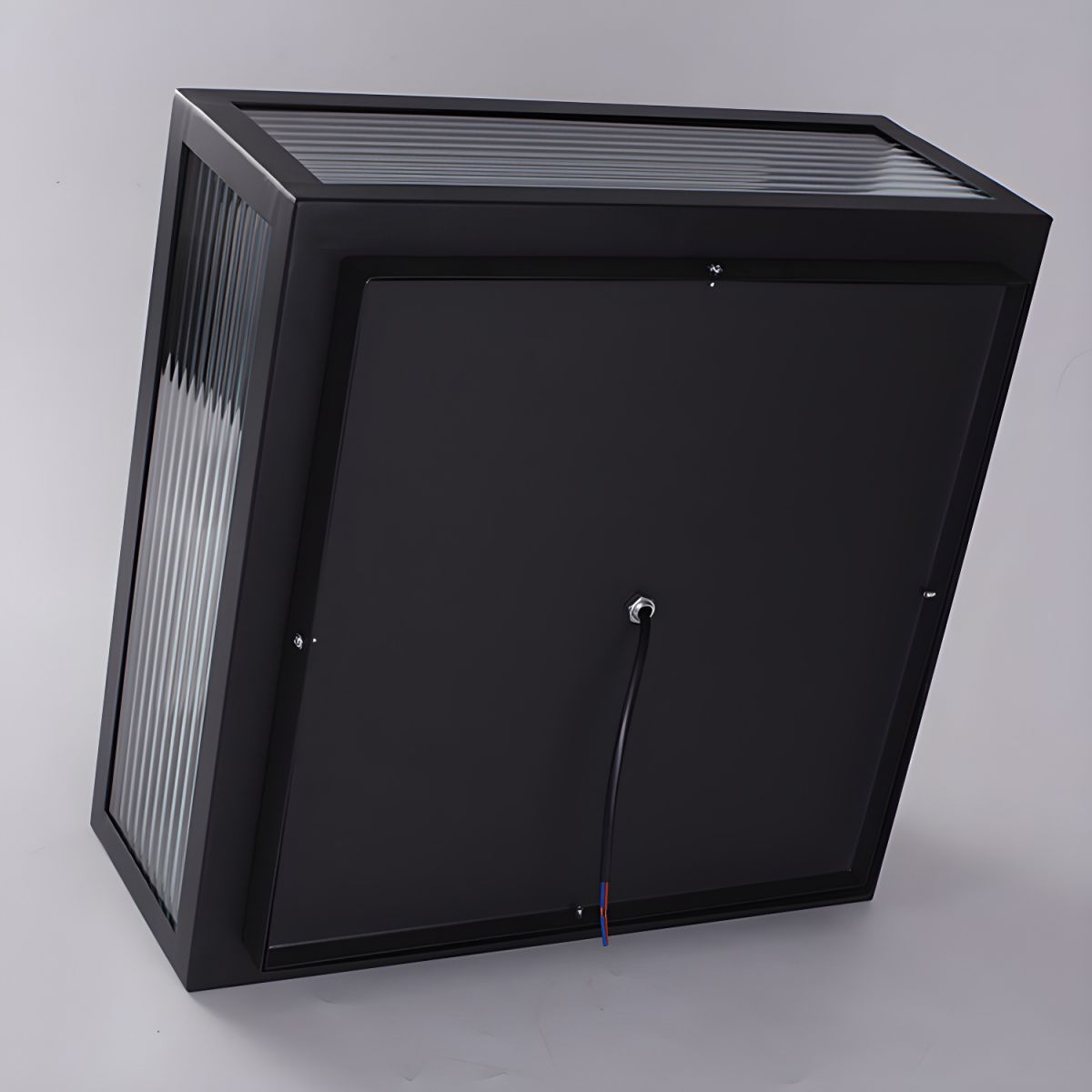 Nordic Square Solar LED Metal Outdoor Pillar Light | Solariq