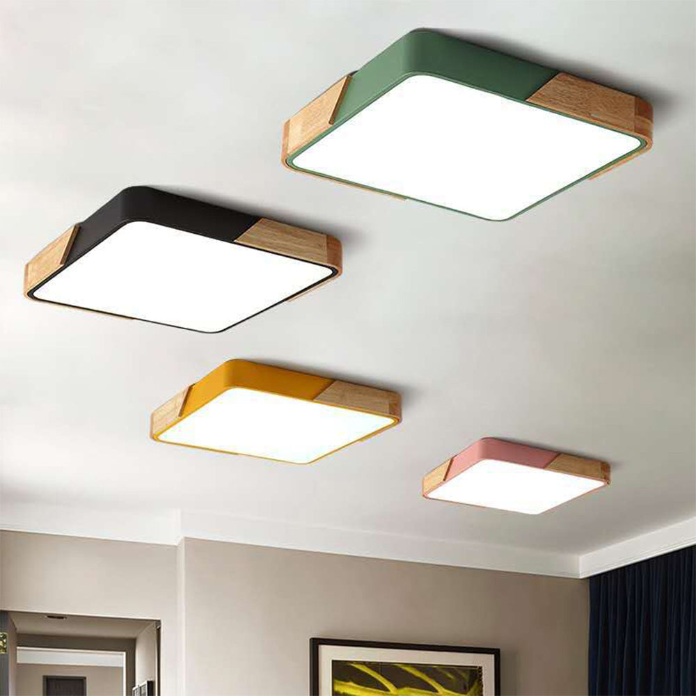 Nordic Style Acrylic Panel Ceiling Light Fixture | Glowan