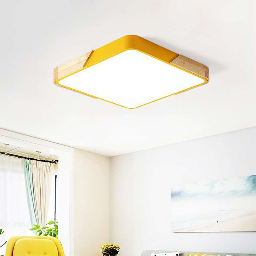 Nordic Style Acrylic Panel Ceiling Light Fixture | Glowan