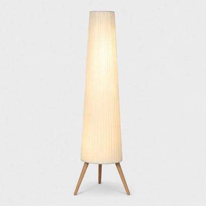 Nordic Style Adjustable Brightness Wood Tripod Floor Lamp | Lampora
