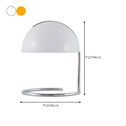 Nordic Table Lamp with Glass Dome Shade Modern Style | Dorlian