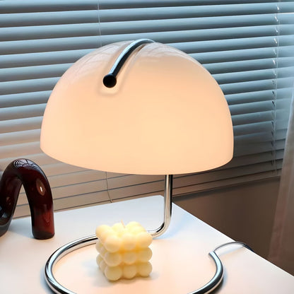 Nordic Table Lamp with Glass Dome Shade Modern Style | Dorlian