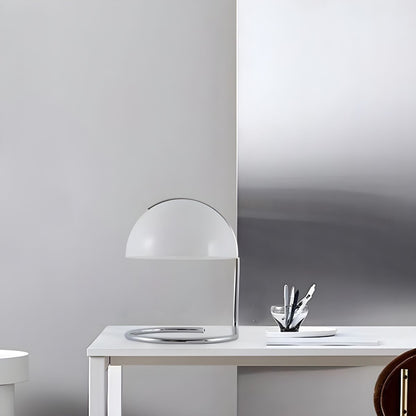 Nordic Table Lamp with Glass Dome Shade Modern Style | Dorlian