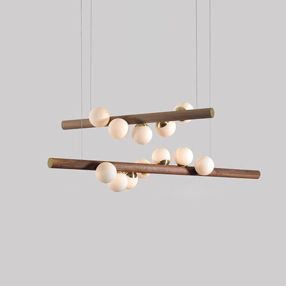 Nordic Timber Finish Pendant Light for Modern Spaces | Temvaro