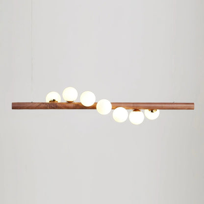 Nordic Timber Finish Pendant Light for Modern Spaces | Temvaro
