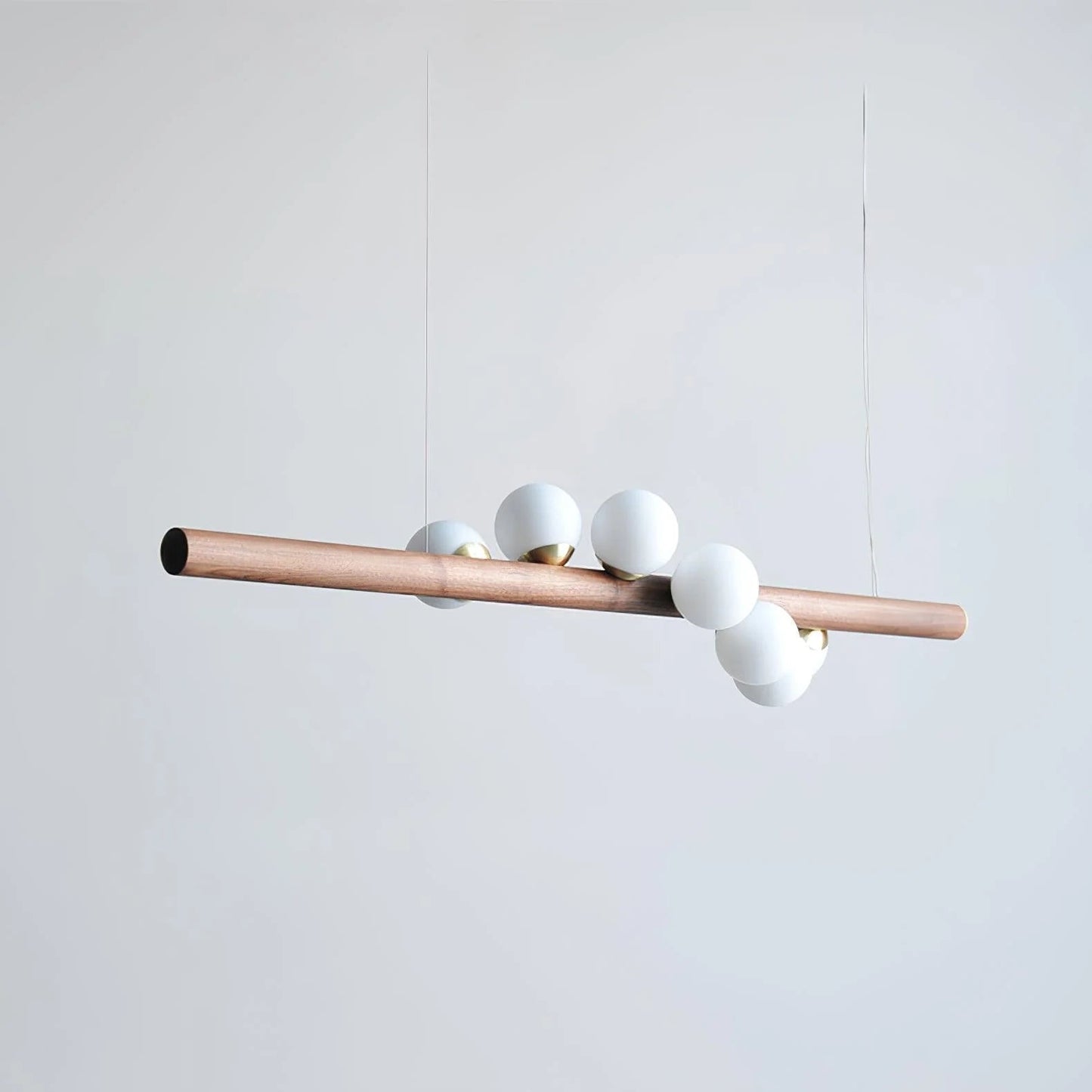 Nordic Timber Finish Pendant Light for Modern Spaces | Temvaro