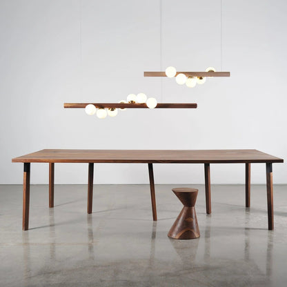 Nordic Timber Finish Pendant Light for Modern Spaces | Temvaro