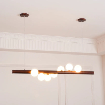 Nordic Timber Finish Pendant Light for Modern Spaces | Temvaro