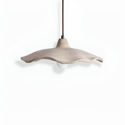 Nordic Wabi Sabi Pendant Light With Cement Flower Shade | Corvella