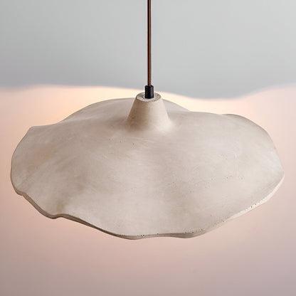 Nordic Wabi Sabi Pendant Light With Cement Flower Shade | Corvella