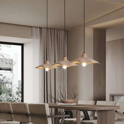 Nordic Wabi Sabi Pendant Light With Cement Flower Shade | Corvella
