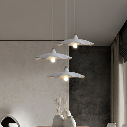 Nordic Wabi Sabi Pendant Light With Cement Flower Shade | Corvella