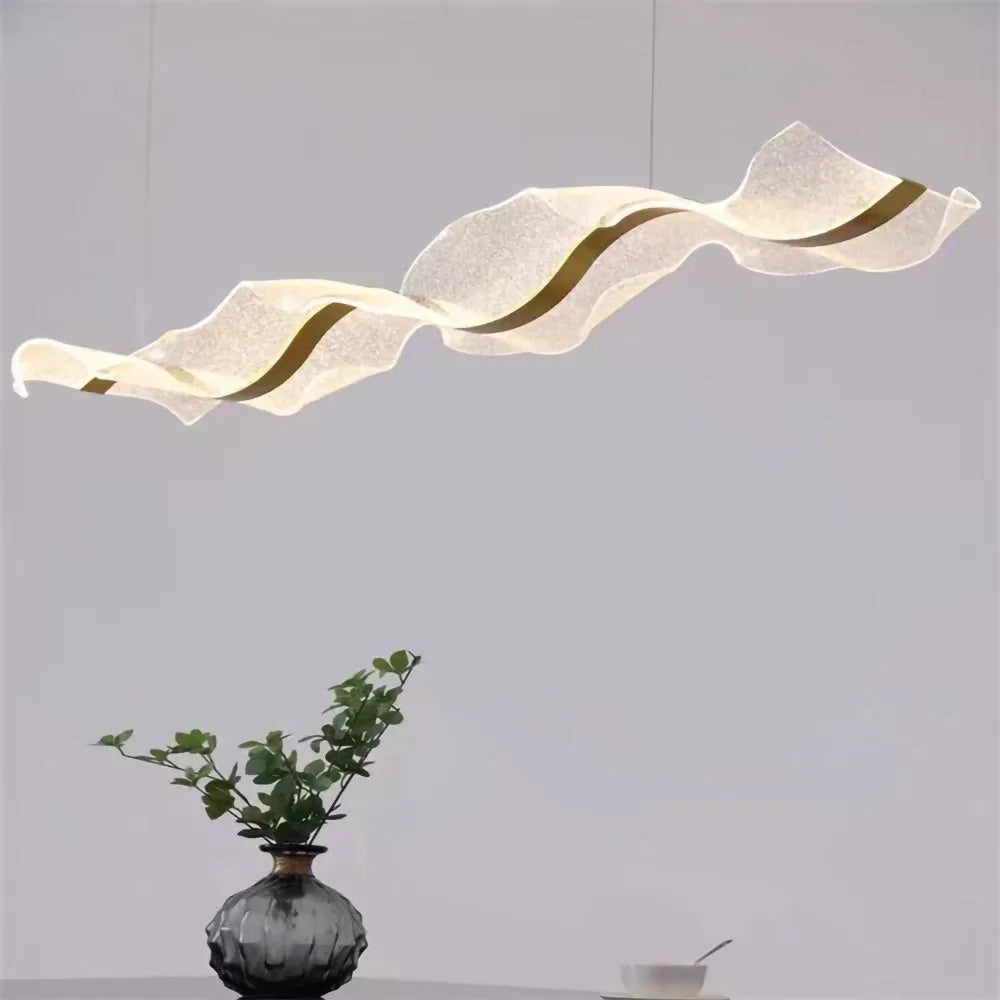 Nordic Wavy LED Pendant Light for Kitchen Areas | Orlensa