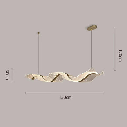 Nordic Wavy LED Pendant Light for Kitchen Areas | Orlensa