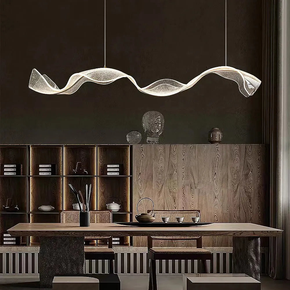 Nordic Wavy LED Pendant Light for Kitchen Areas | Orlensa