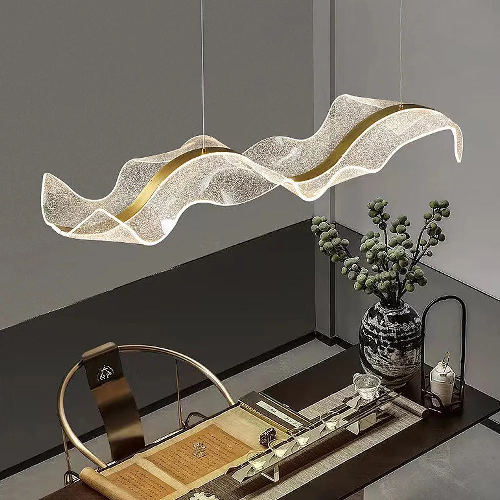 Nordic Wavy LED Pendant Light for Kitchen Areas | Orlensa