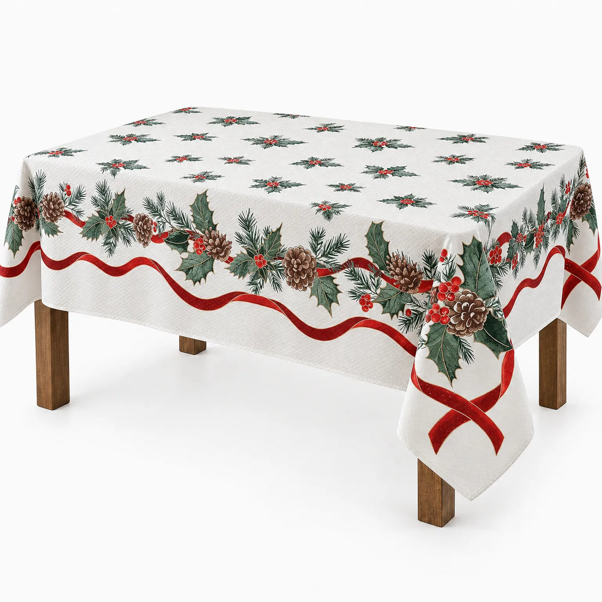 Oblong Holiday Dining Table Cover