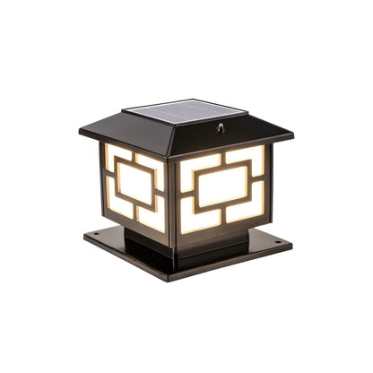 Outdoor Acrylic Pier Mount Single Bulb Light Lamp | Patiora