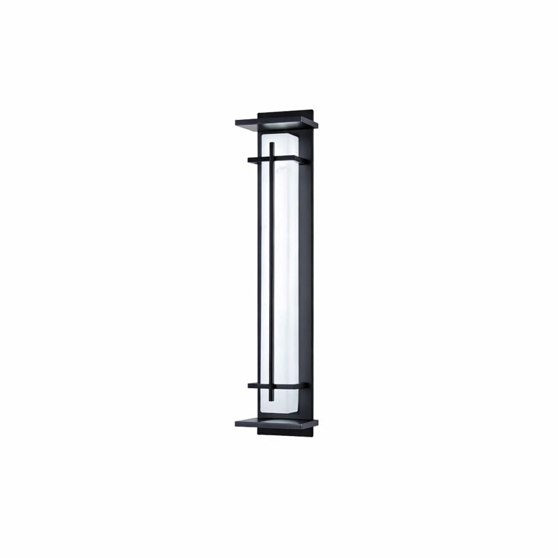 Outdoor Alabaster Look Stainless Steel Wall Light | Lumnara