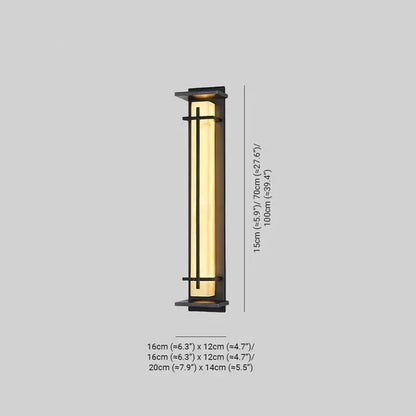 Outdoor Alabaster Look Stainless Steel Wall Light | Lumnara