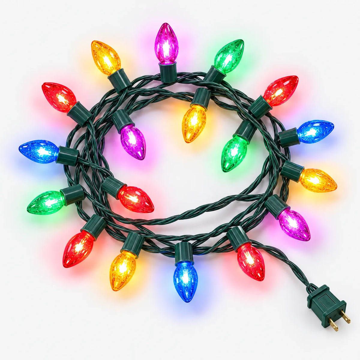 Outdoor Christmas Patio String Lights