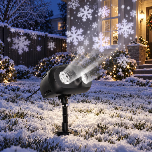 Outdoor Christmas Snowflake Projector Light